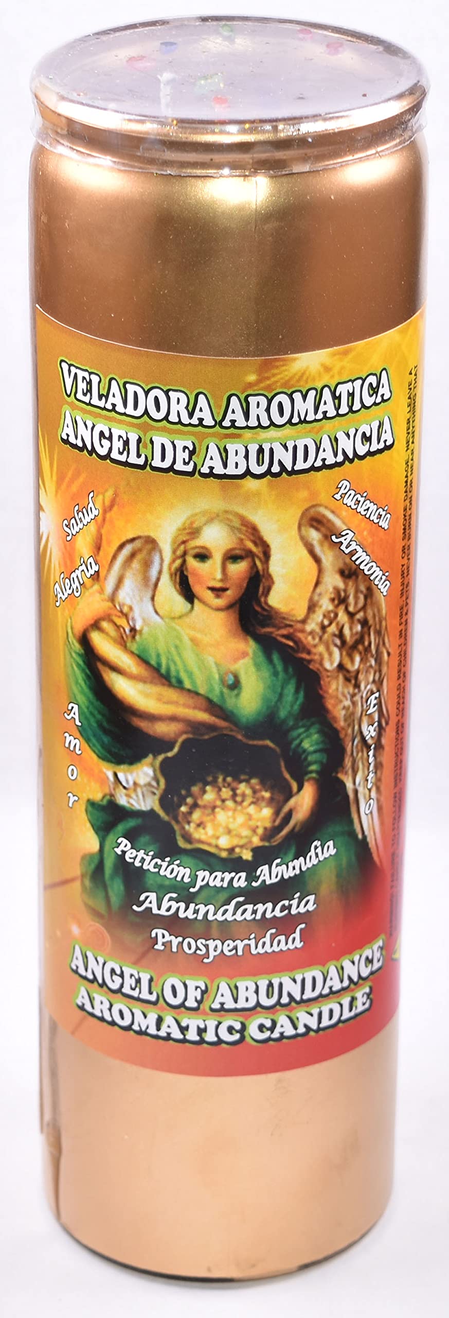 12 PCS Angel of Abundance Candles - Aromatic Gold Scented Candles for Home Decor, Meditation & Spiritual Gifts - Perfect for Yoga, Prayer & Relaxation