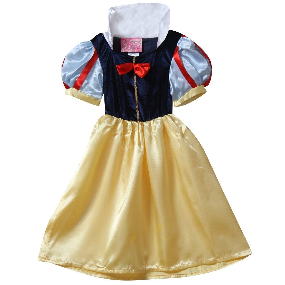 Snow White Costume Dress for Women - Yellow & Red Princess Gown (Sizes S-XXL) | Halloween, Cosplay, Birthday Party Outfit