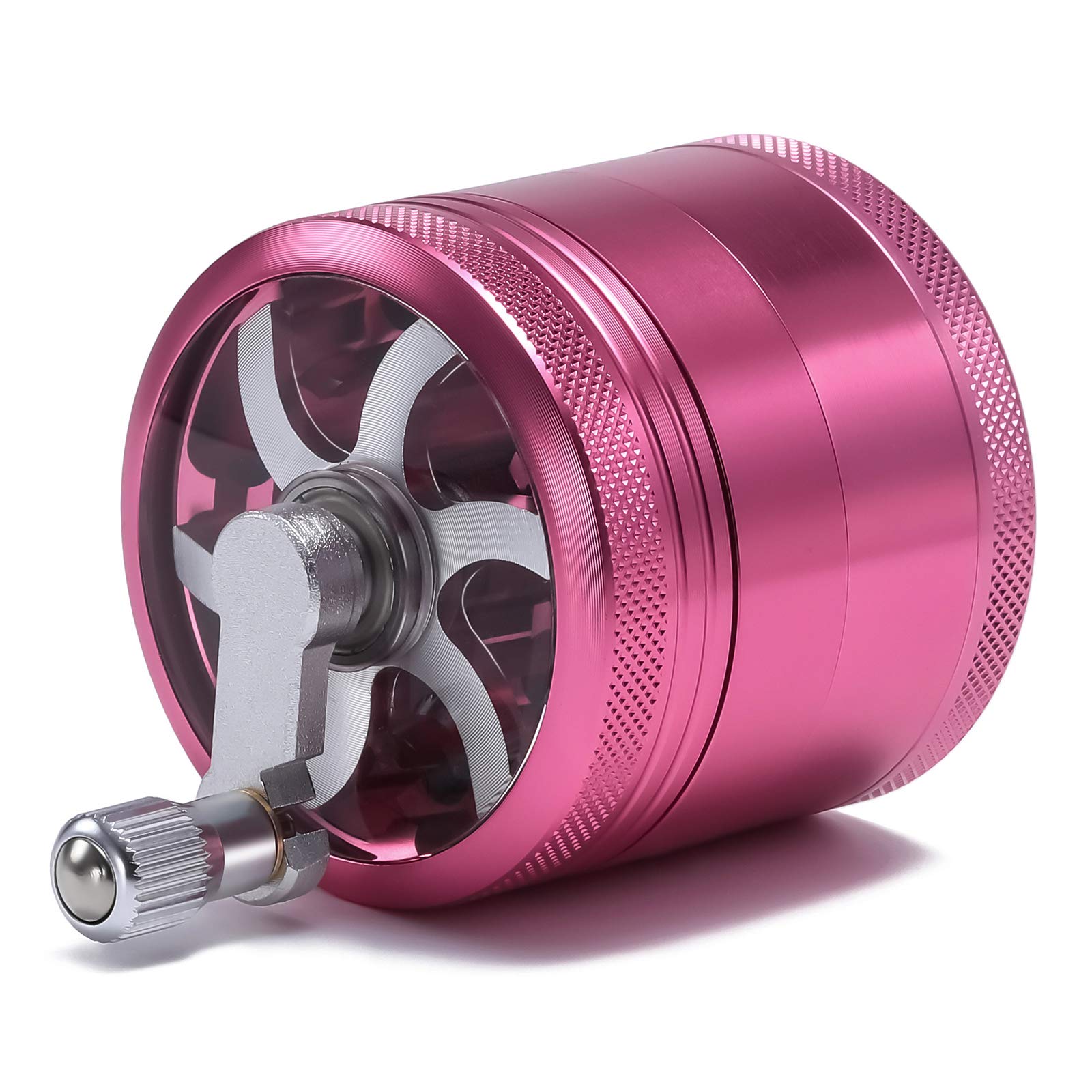 Premium Pink Spice Grinder - 2.2 Inch Compact Kitchen Tool for Fresh Herbs, Peppercorns & Seasonings - Perfect for Cooking, Baking & Gourmet Meal Prep