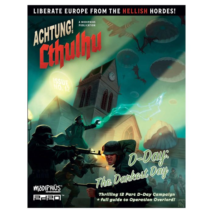 Achtung! Cthulhu 2d20: D-Day - The Darkest Day | Lovecraftian Horror Tabletop RPG Game | Perfect for Game Nights & Horror-Themed Adventures