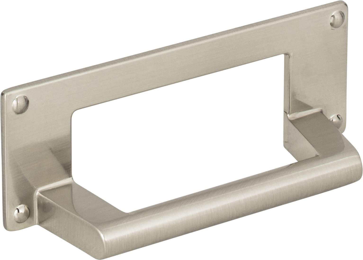 Atlas Homewares A301-WB Bradbury Collection Cup Pull - Warm Brass Cabinet Handle for Kitchen & Bathroom Cabinets, Drawers & Furniture Hardware