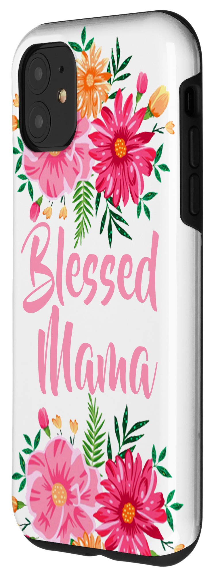 iPhone 11 Case - Pink Floral Design with Cute 