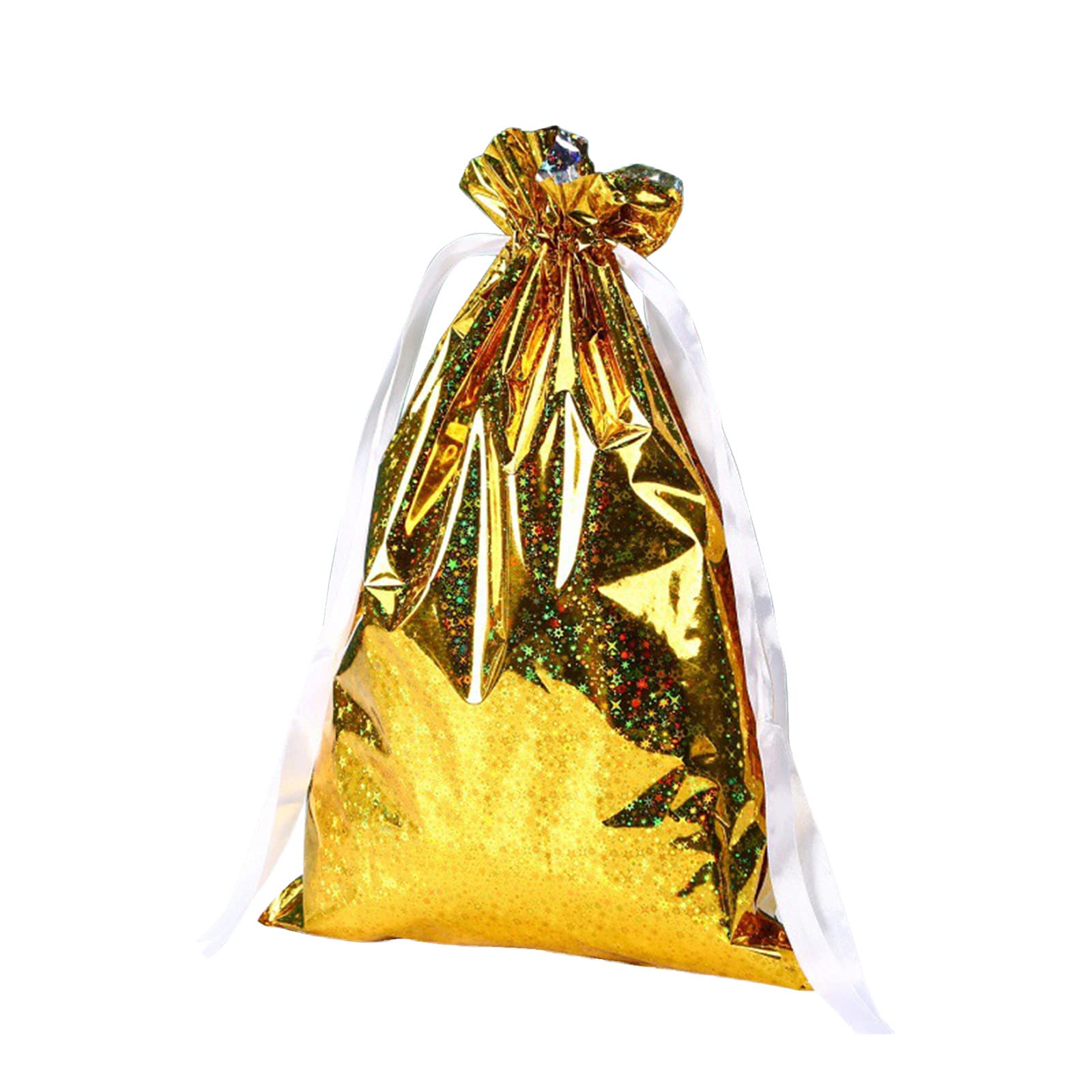 Christmas Drawstring Gift Bags for Candy, DIY Holiday Party Favors, Santa & Elk Design - Perfect for Home Decor, Stocking Stuffers & Christmas Party Treats