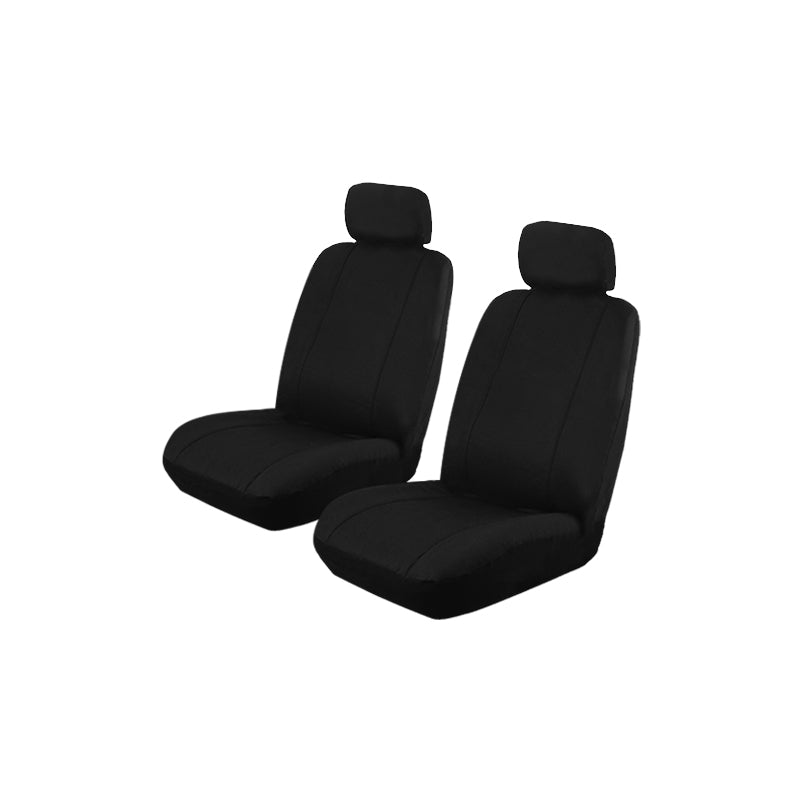 Premium Black Canvas Car Seat Covers for Holden VF Commodore Ute (2013-2020) - Durable & Safe Fit - Perfect for Daily Commutes, Road Trips & Off-Road Protection