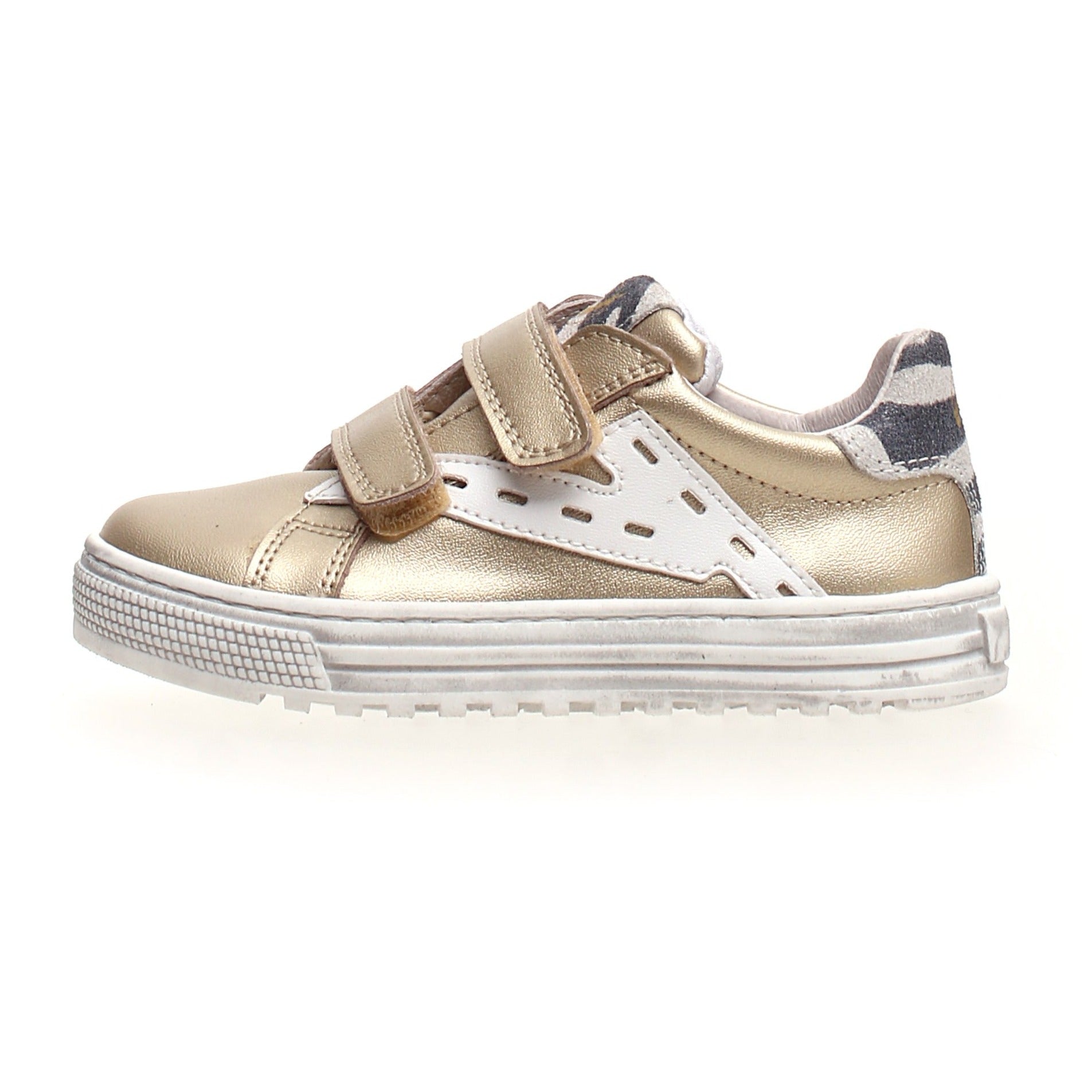 Naturino Kids' Snip VL Sneakers - Lam/Vel Zebra/Vit Platino Colors | Comfortable & Durable for School, Play & Everyday Wear