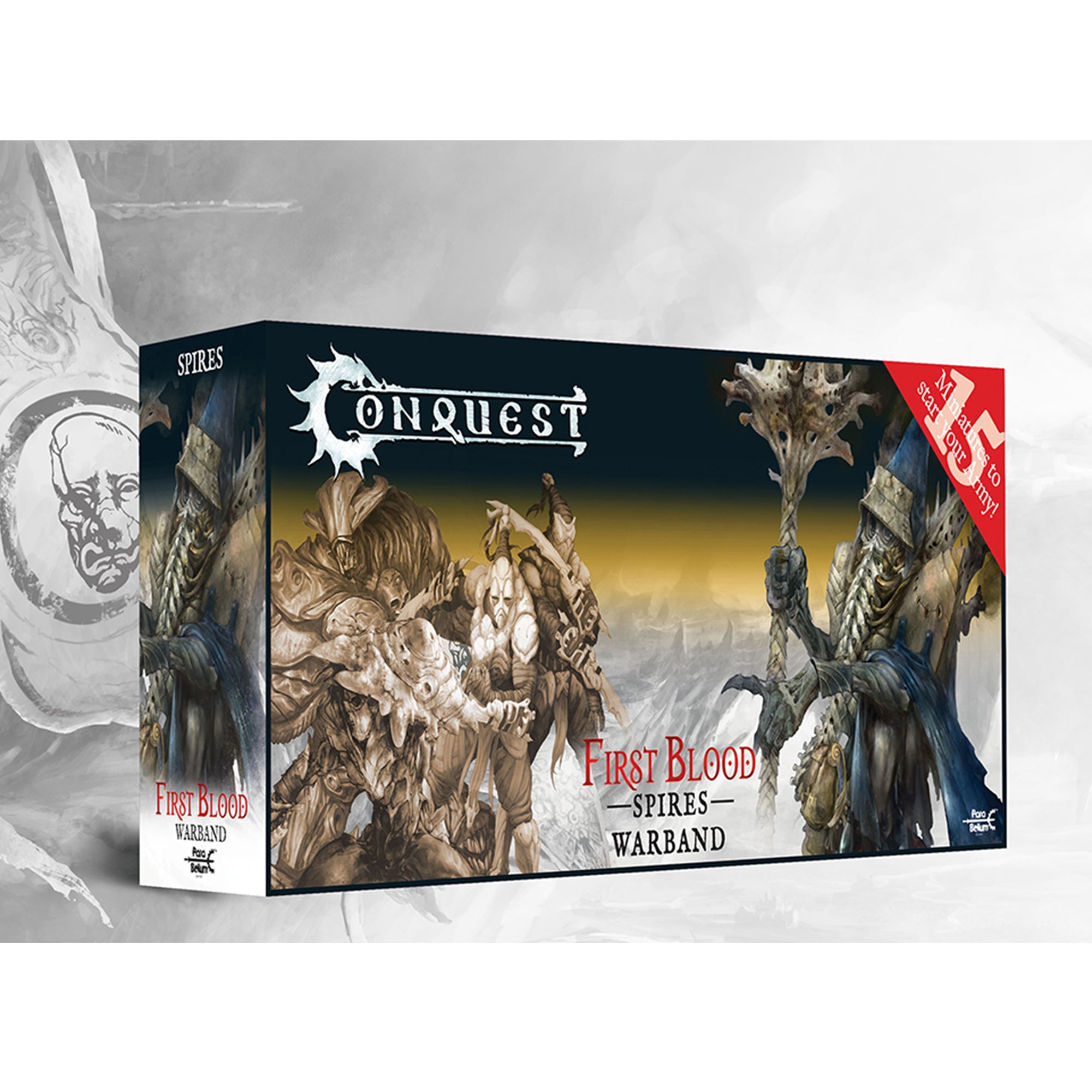 Spires: First Blood Warband - Epic Fantasy Miniature Game Set for Tabletop RPG & Wargaming Battles