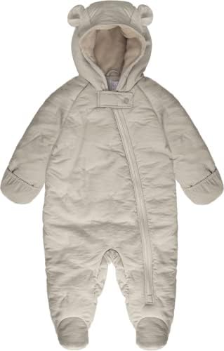 7AM Enfant Baby Jumpsuit Coat - Airy Zipper Jumpsuit for Boys & Girls | Water Repellent, Soft Cotton, Warm Winter Wear | Perfect for Outdoor Play, Stroller Walks & Cold Weather Adventures