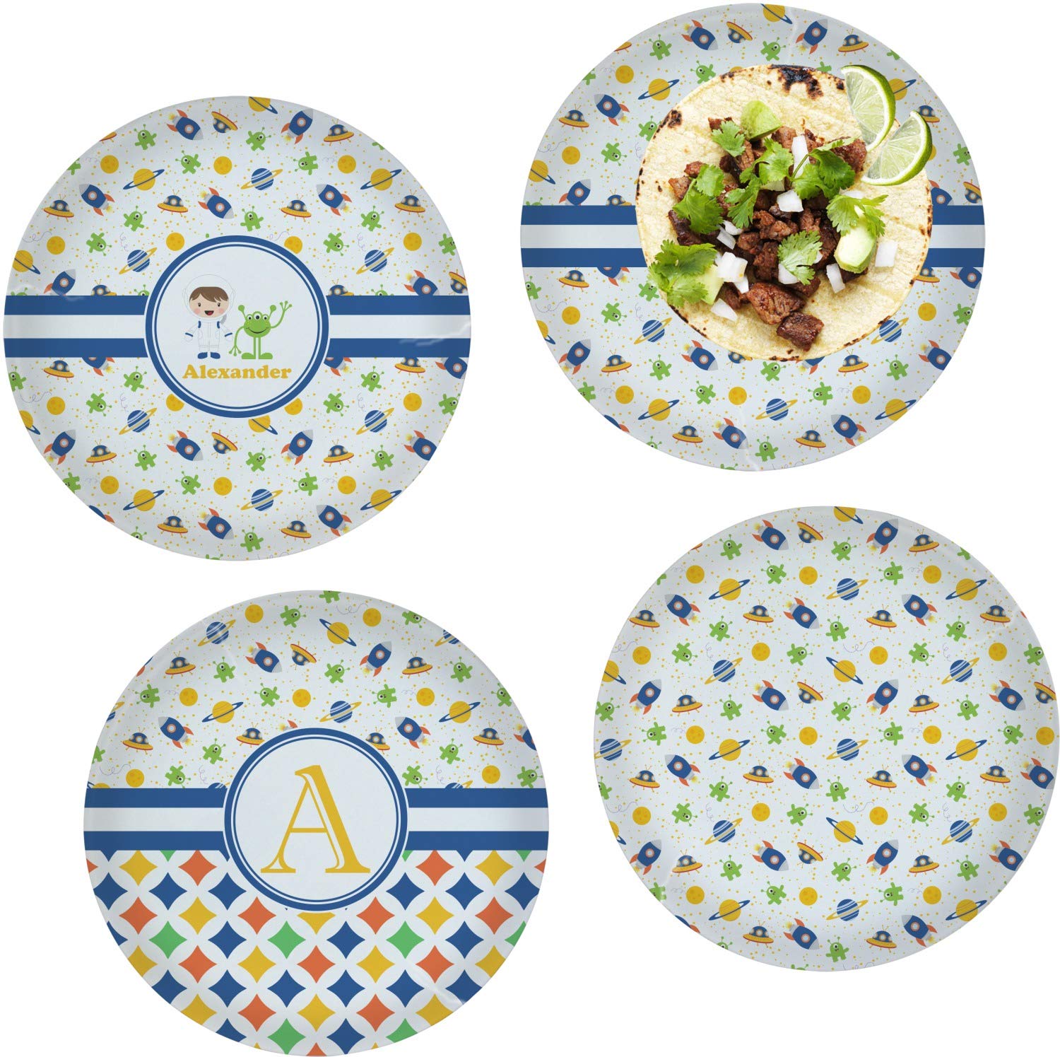 Personalized Boys Space Themed 10