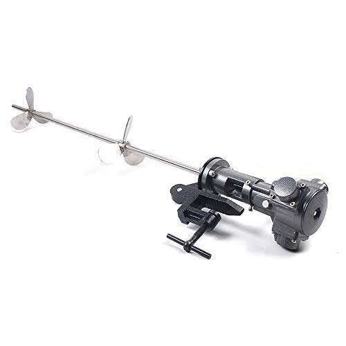 Eapmic 50 Gallon Pneumatic Paint Mixer Blender - Automatic Paint Shaker with Stainless Steel Barrel & Clip Bracket - Air Agitator Stirring Machine for Professional Painting & Industrial Mixing