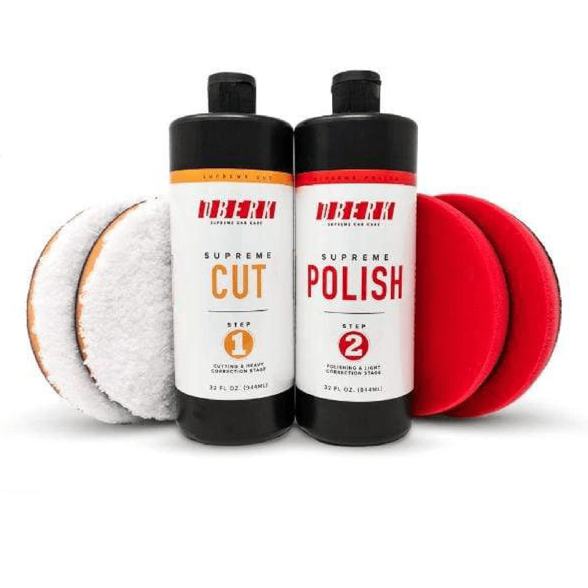 2-Step Car Polishing & Compound Kit with 5