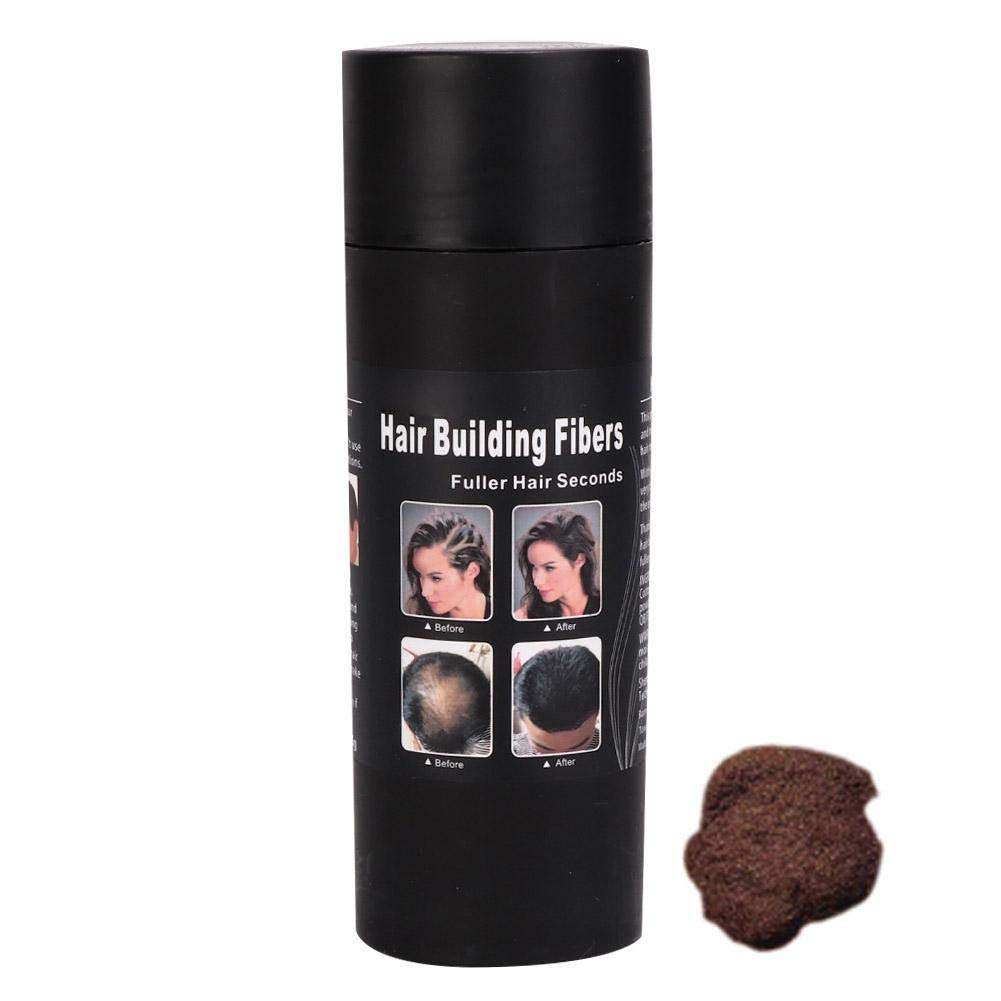 15g Hair Fiber Powder for Thinning Hair - Natural Hair Thickening & Volumizing Fibers - Dark Brown Hair Loss Concealer for Men & Women - Perfect for Daily Use & Special Occasions