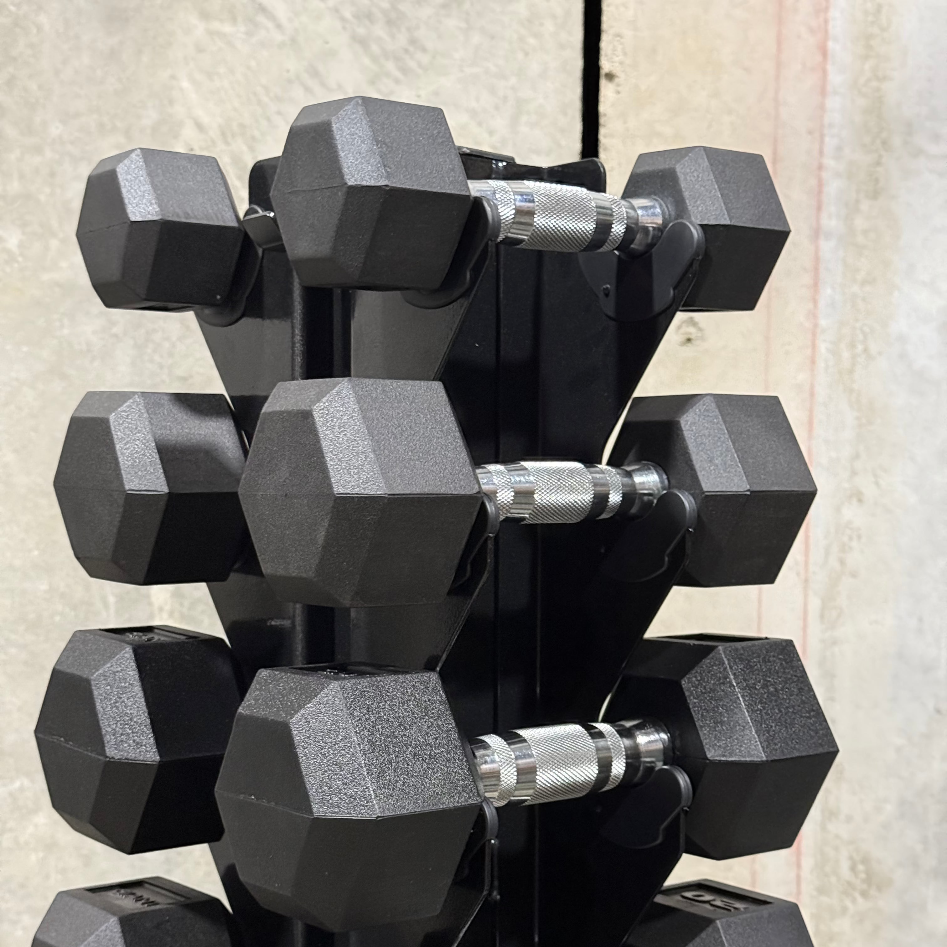 Heavy Duty Dumbbell Vertical Storage Rack - Space Saving Gym Equipment for Home & Commercial Use - Perfect for Weightlifting, CrossFit, and Strength Training