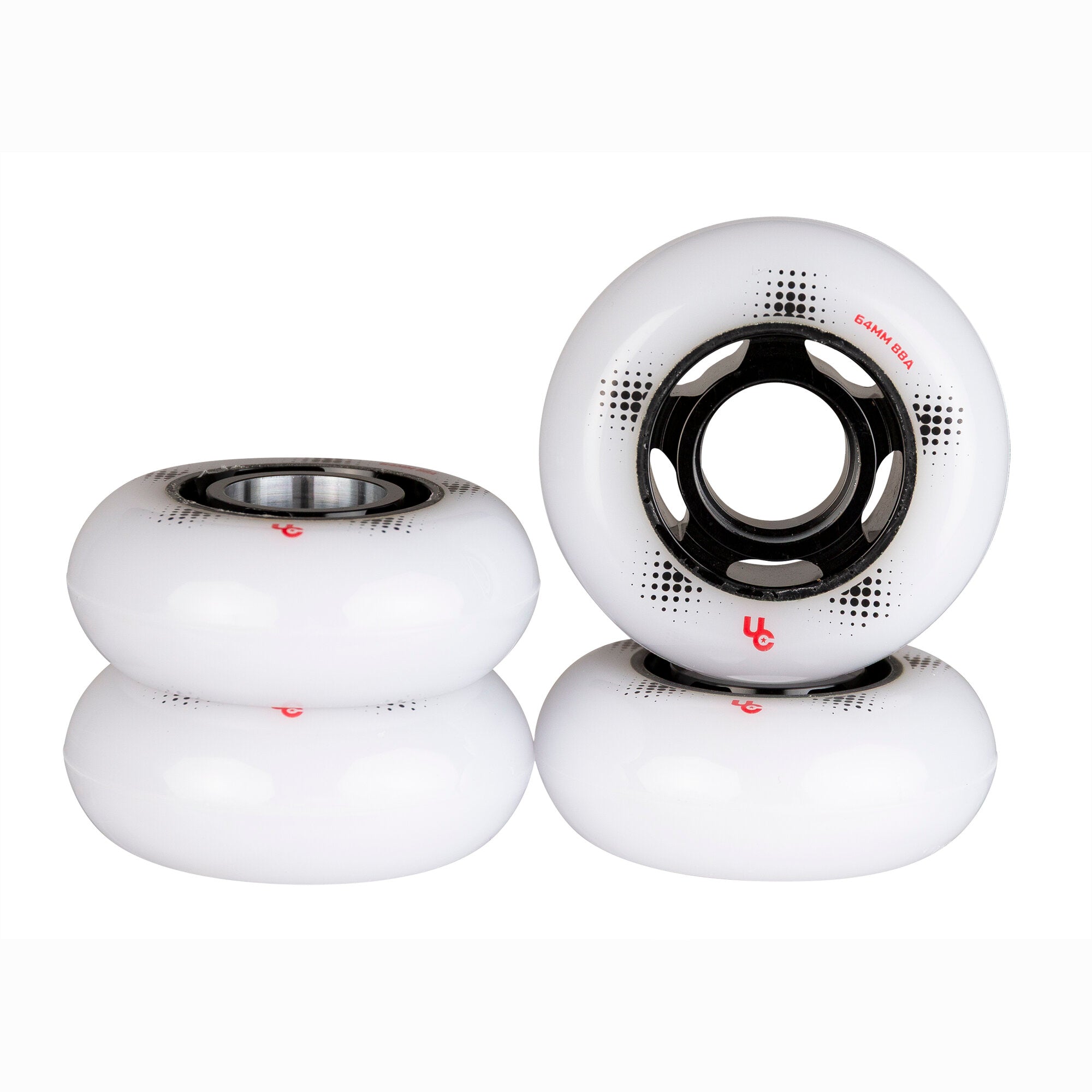 Apex 64/88A Skateboard Wheels - 4 Pack Set for Smooth Riding & Tricks - Perfect for Street Skating & Park Performance
