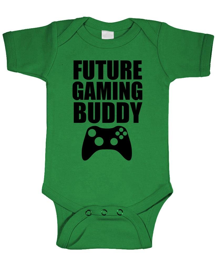 Live Nice Future Gaming Buddy Baby Bodysuit - Cute Gamer Onesie for Newborns & Infants - Perfect Gift for Gaming Parents & Baby Shower