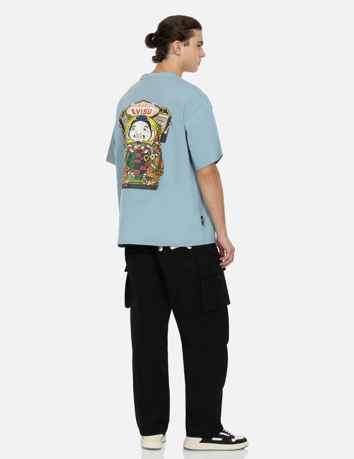 Lucky Slot Machine Graphic Print Loose Fit T-Shirt for Men & Women - Casual Gaming & Casino Themed Outfit
