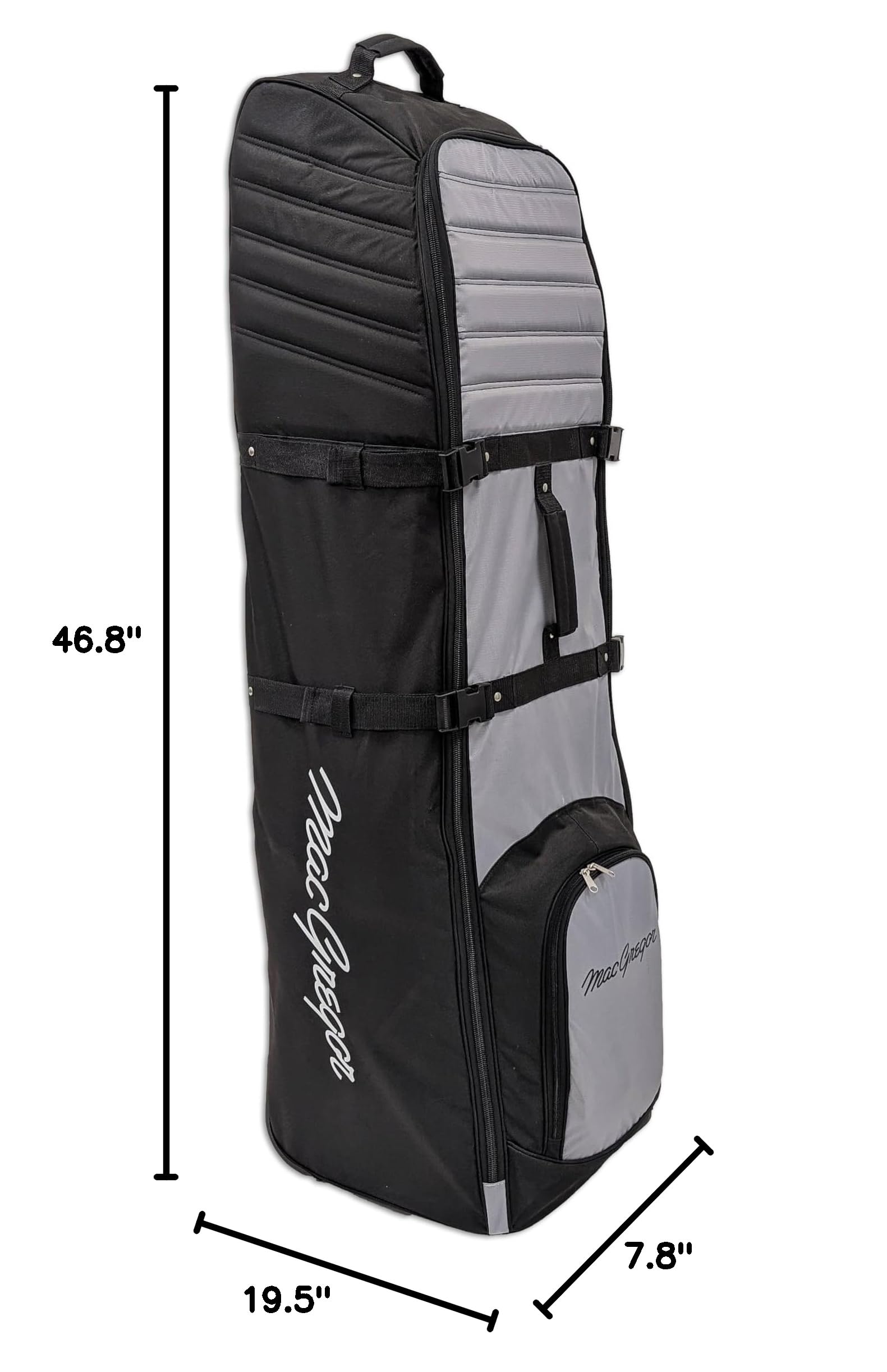MACGREGOR VIPII Premium Wheeled Travel Golf Bag Cover - Durable Waterproof Golf Club Protection for Air Travel & Storage