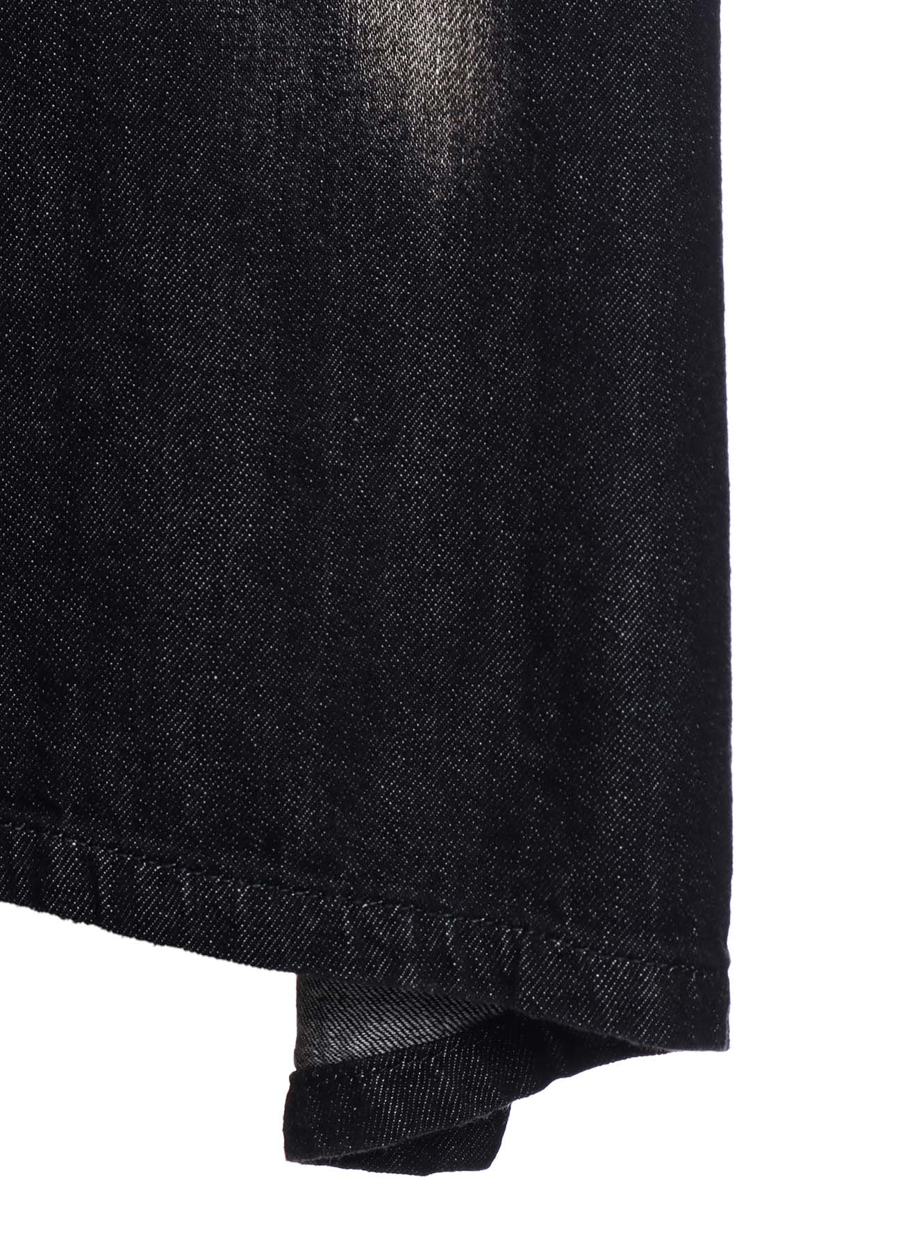 Spotted Denim Triangle Gusset Flare Skirt for Women - Vintage Retro High Waist A-Line Skirt - Perfect for Casual Outfits, Parties, and Boho Fashion