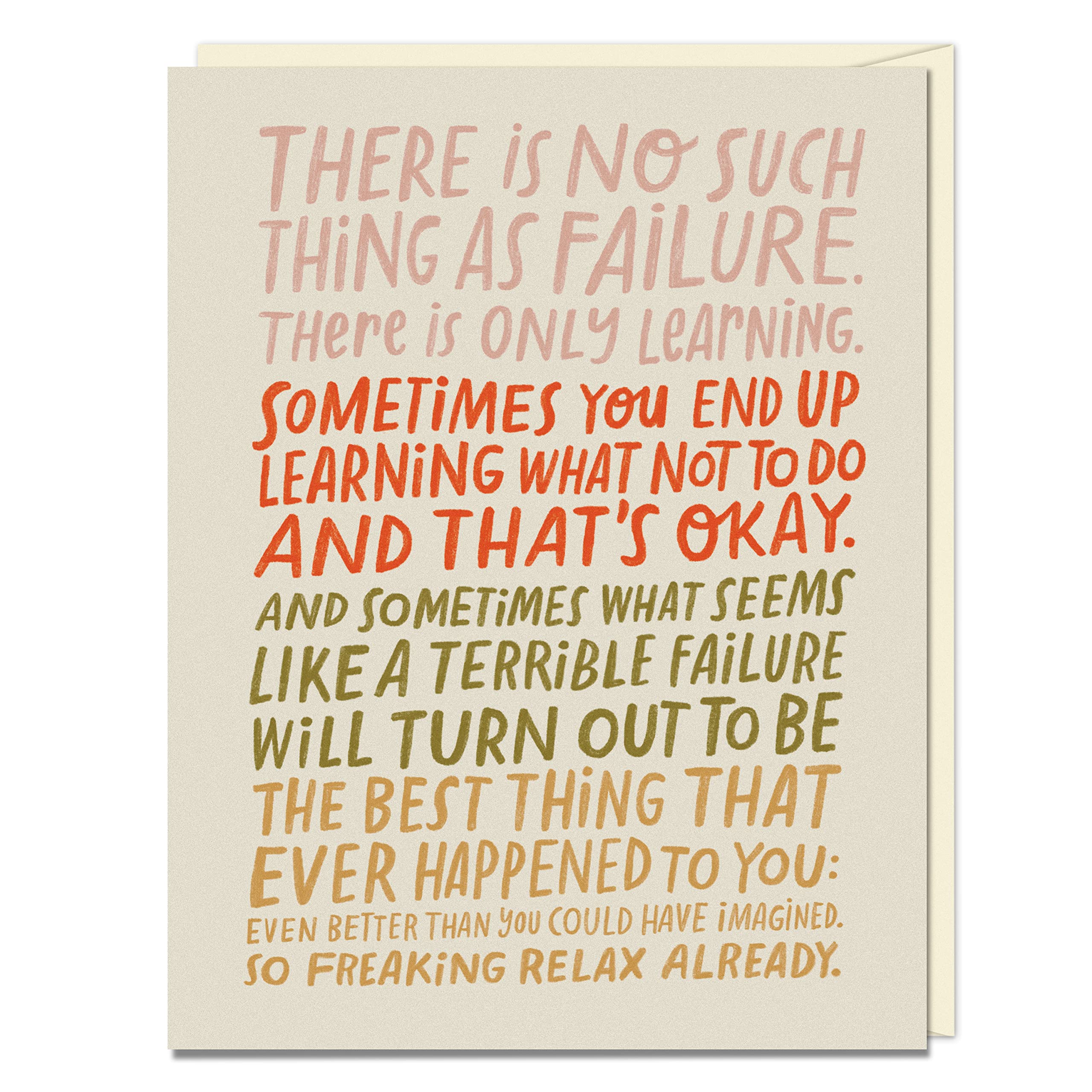 Em & Friends Pep Talk Cards - 8 Funny & Encouraging Greeting Cards with Envelopes | Motivational Gift for Friends, Coworkers & Students | Perfect for Birthdays, Office Gifts & Daily Inspiration