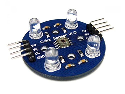 TTL TCS3200 Color Sensor Module with 4 LED RGB for Arduino Mega & Microcontroller Projects - Perfect for Color Detection, Sorting, and DIY Robotics