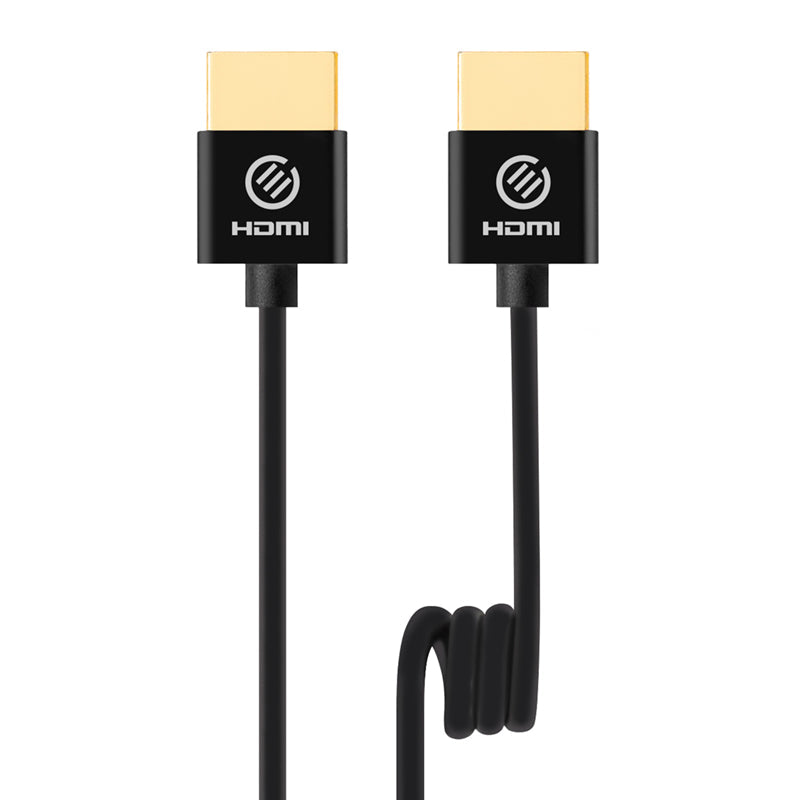 Ultra Slim & Flexible HDMI Cable 2.0b with Ethernet - 10ft High Speed 4K 60Hz HDR - Air Series for Home Theater, Gaming & Office Use