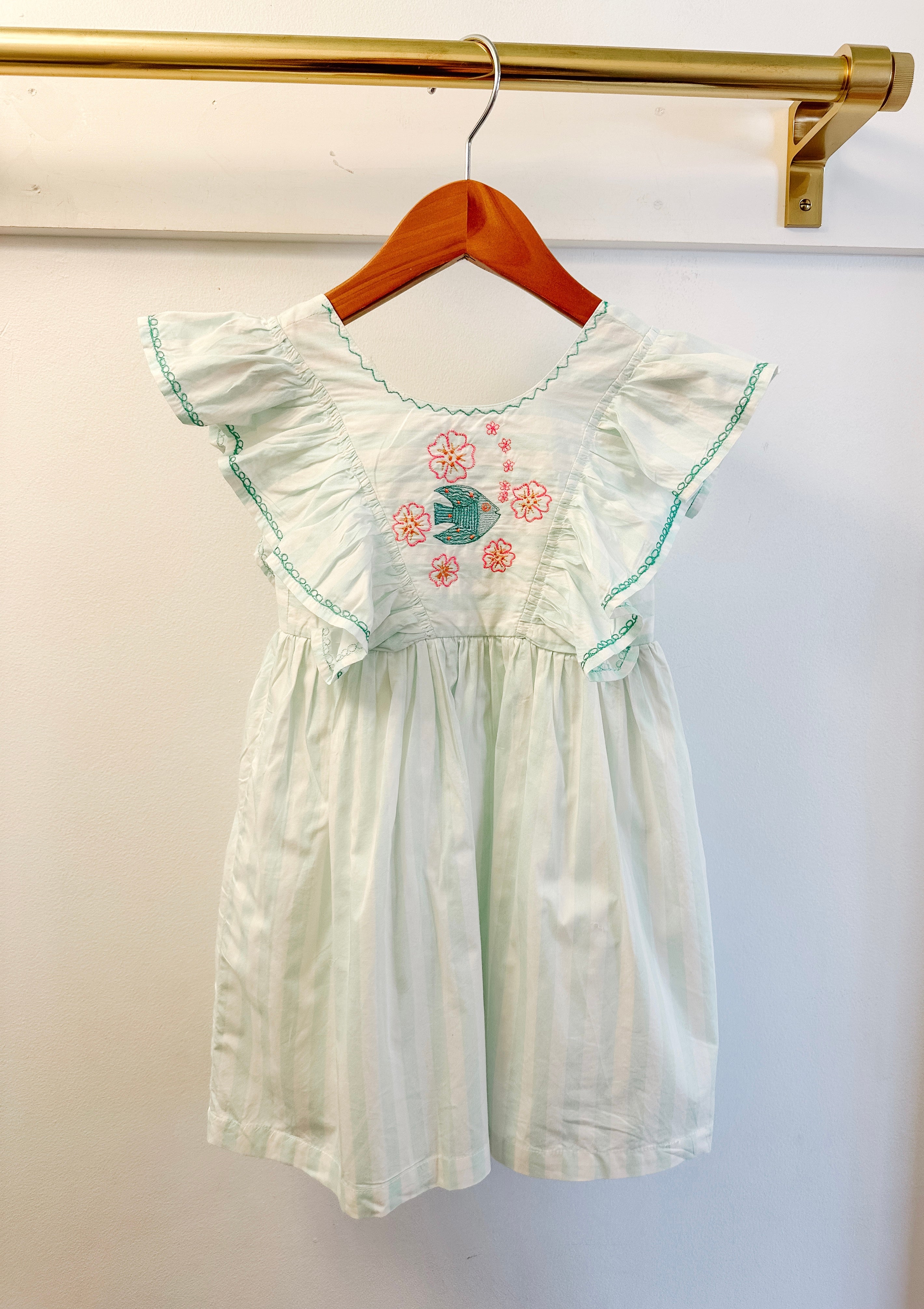 Almirah Mint Gracie Dress - Elegant Floral Print Women's Summer Dress for Casual Wear, Parties & Special Occasions
