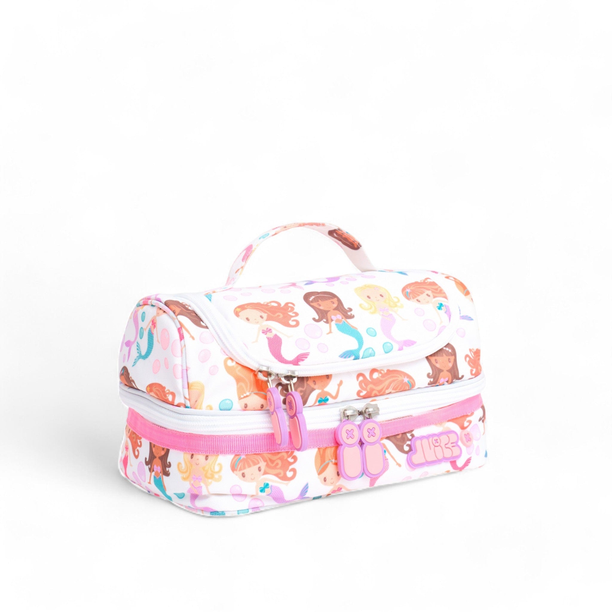 Mermaid Themed Medium Backpack Set for School, Travel & Everyday Use - Waterproof & Stylish Teen Girls Backpack with Matching Accessories