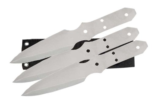 SZCO Supplies 3-Piece Spike Throwing Knife Set - Professional Throwing Knives for Outdoor Survival, Hunting & Target Practice - Perfect for Camping, Bushcraft & Survival Training