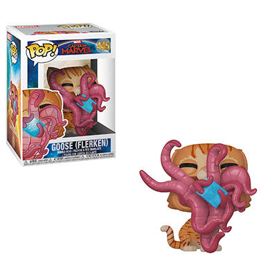 Captain Marvel Pop! Vinyl Figure - Goose the Flerken Collectible #445 | Marvel Movie Merchandise for Display & Gift Giving