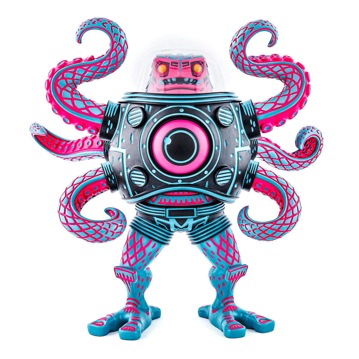 Attack Peter's Takoro Vinyl Designer Figure - Vice City Rage Variant - Mondo Exclusive Collectible Toy for Anime Fans & Home Decor