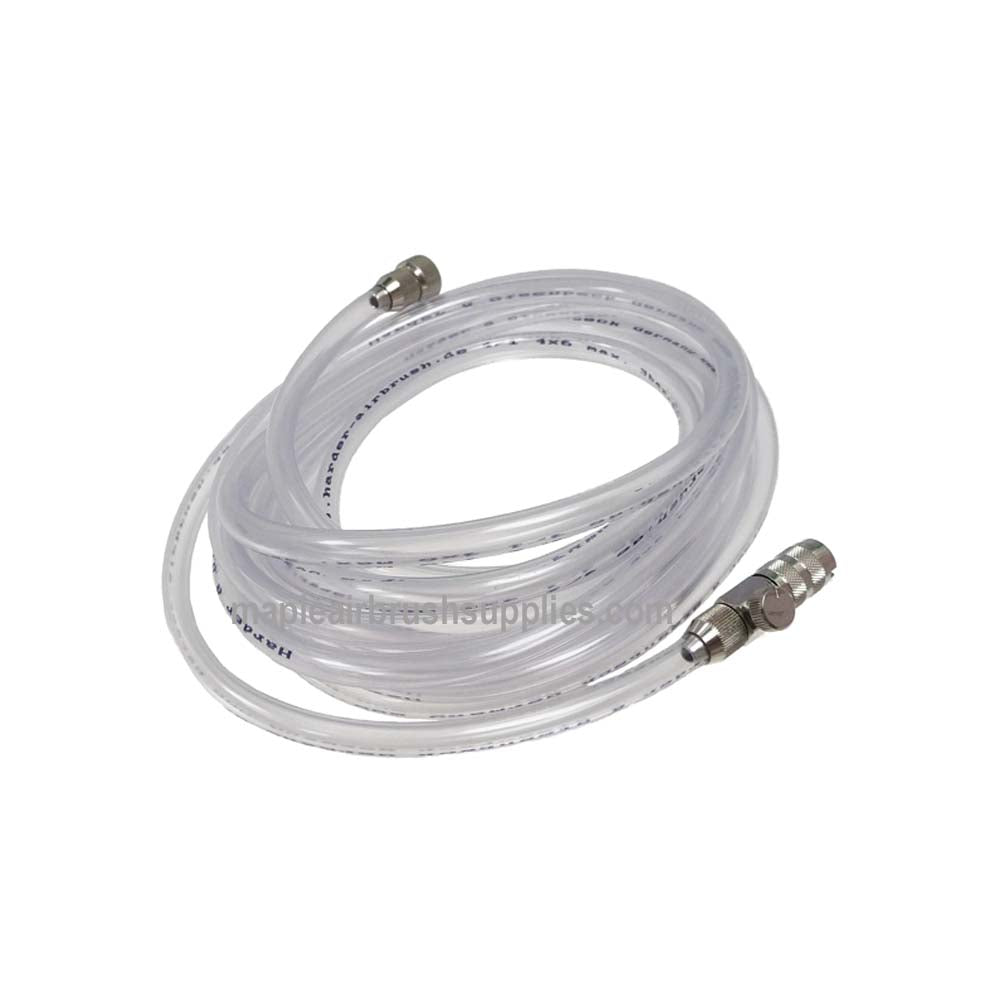 Clear Airbrush Hose with Air Valve - High-Quality Flexible Airbrush Hose for Painting, Nail Art & Tattoo - Perfect for Artists, Hobbyists & DIY Projects
