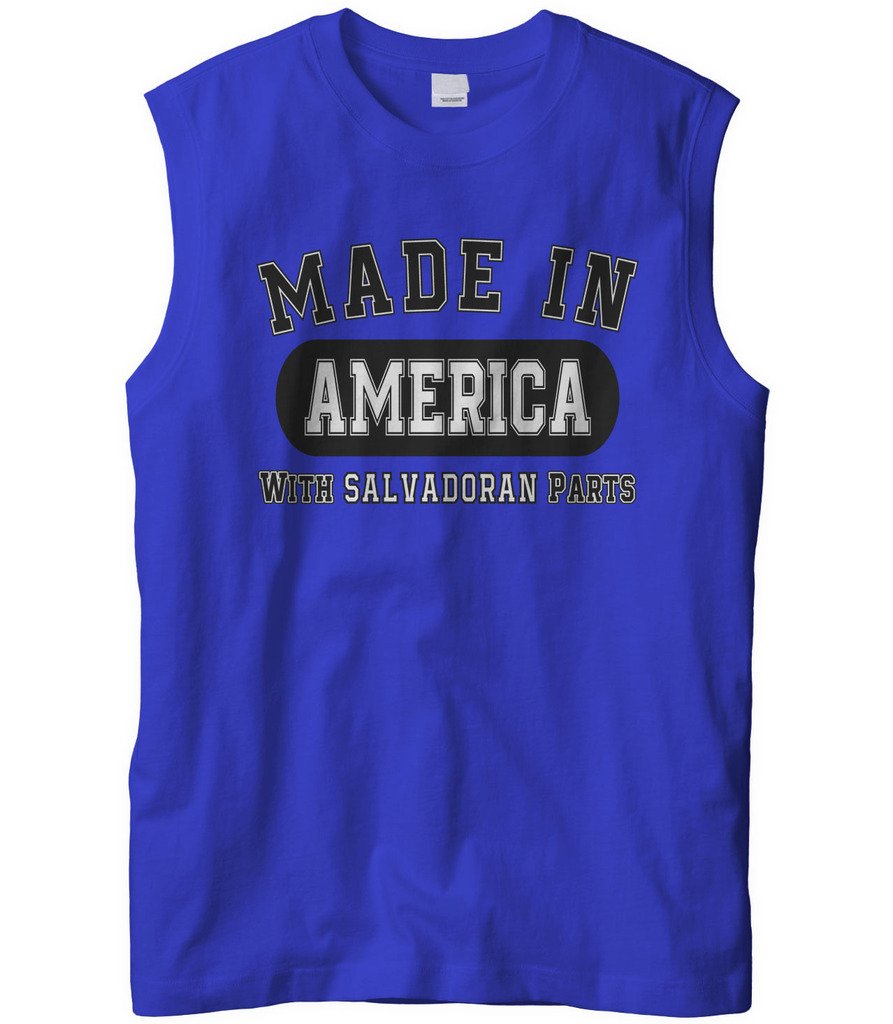 Cybertela Men's Sleeveless T-Shirt - American Made with Salvadoran Materials | Gym Workout, Summer Casual & Athletic Wear