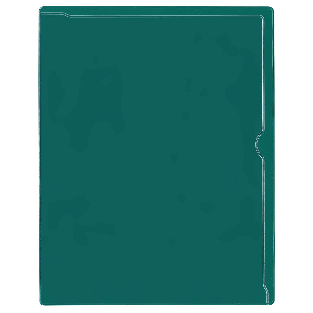 StoreSMART 300-Pack Heavy Duty Paperwork Organizers with Green Plastic Back & Clear Plastic Front - Perfect for Office Filing, Document Storage, and Home Organization (PF8511PQG-300)