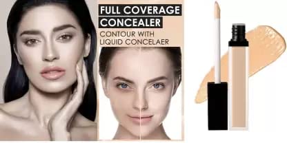 NEW Liquid Concealer for Reducing Fine Lines & Wrinkles - Full Coverage Makeup for Dark Circles, Blemishes & Under Eye Bags - Perfect for Daily Use, Special Occasions & Professional Makeup