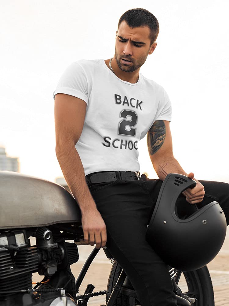 Back to School Black T-Shirt for Men - Comfortable Casual Wear for College, Work & Everyday Outfits