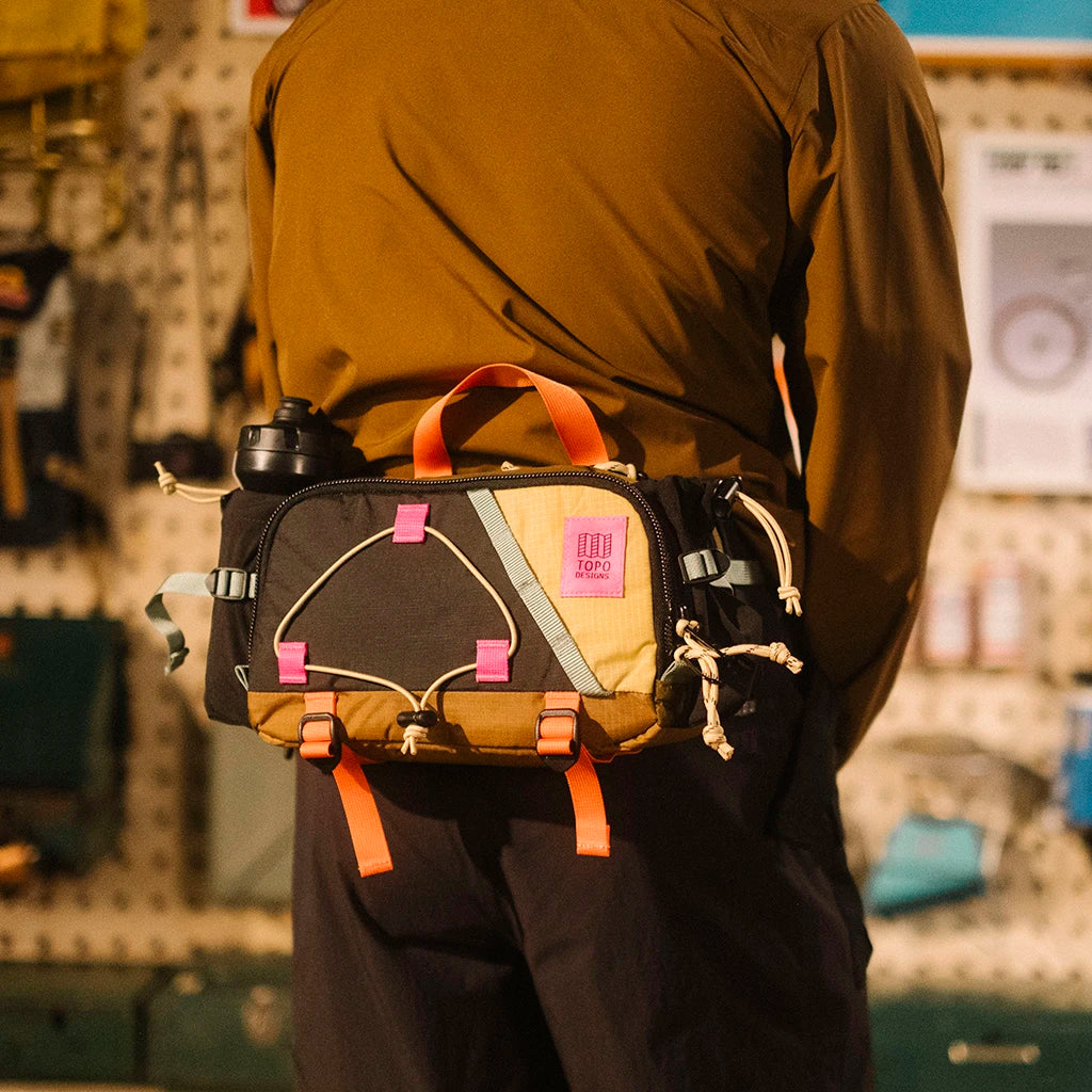 **Mountain Hydro Hip Pack - Lightweight Hydration Waist Pack for Hiking, Running & Outdoor Adventures**