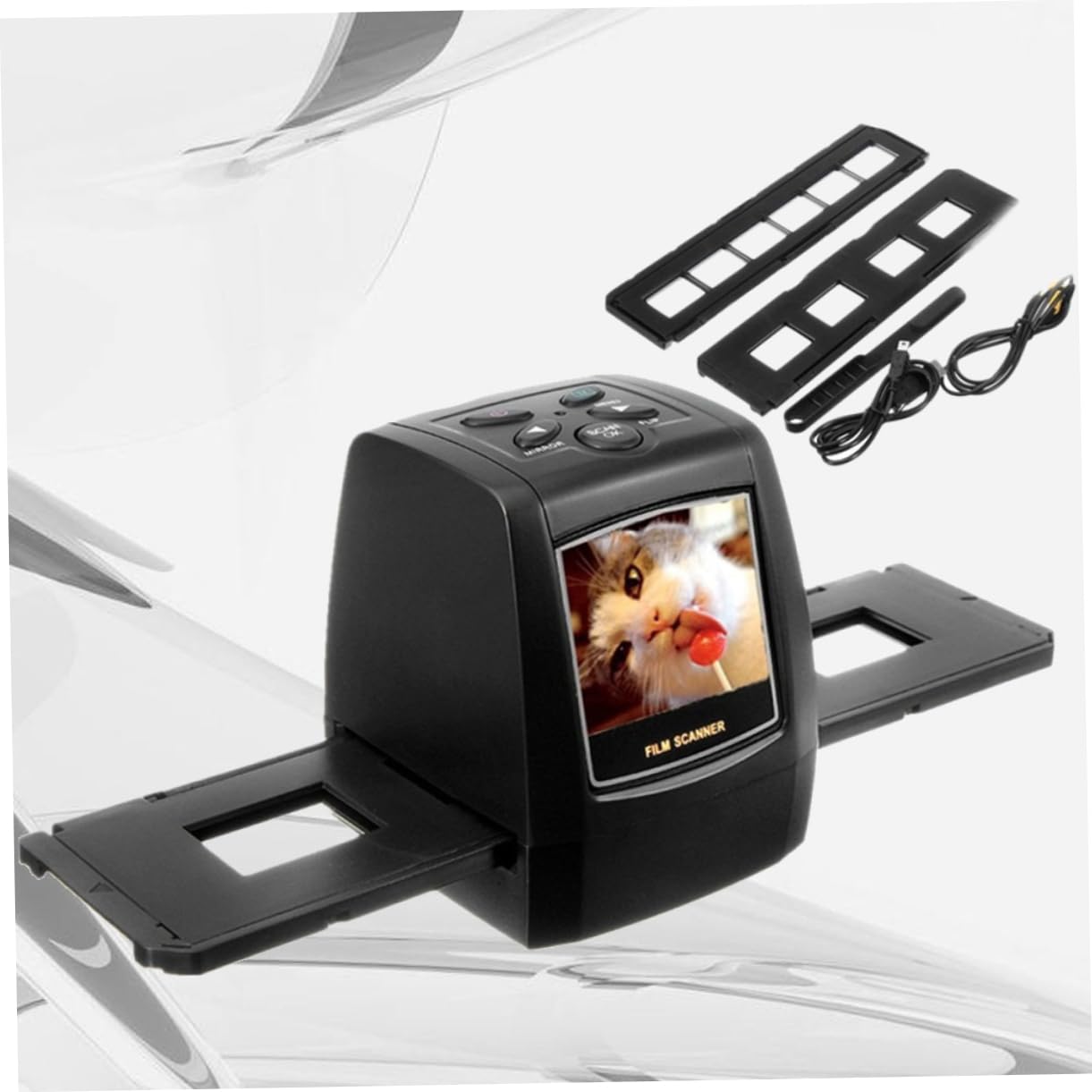 Operitacx Digital Film Converter & Slide Scanner - 35mm Negative to Digital Photo Converter for Old Photos, Slides & Negatives | Perfect for Archiving, Restoring & Sharing Family Memories