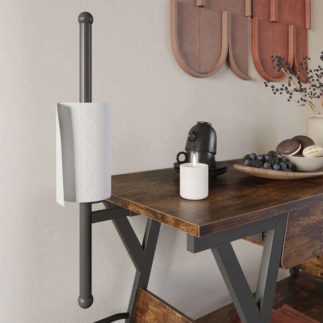 Bestier Coffee Bar Stand with Drawer - Rustic Kitchen Island Cart for Espresso Machine & Coffee Maker - Perfect for Small Kitchen, Breakfast Nook or Home Bar Setup