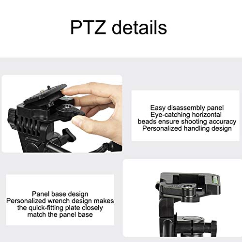 Eighosee 55 Inch/140cm Camera Tripod with Phone Holder & Carry Bag - Heavy Duty 3KG Max Load for DSLR, Smartphone, Live Streaming, YouTube Videos & Photography