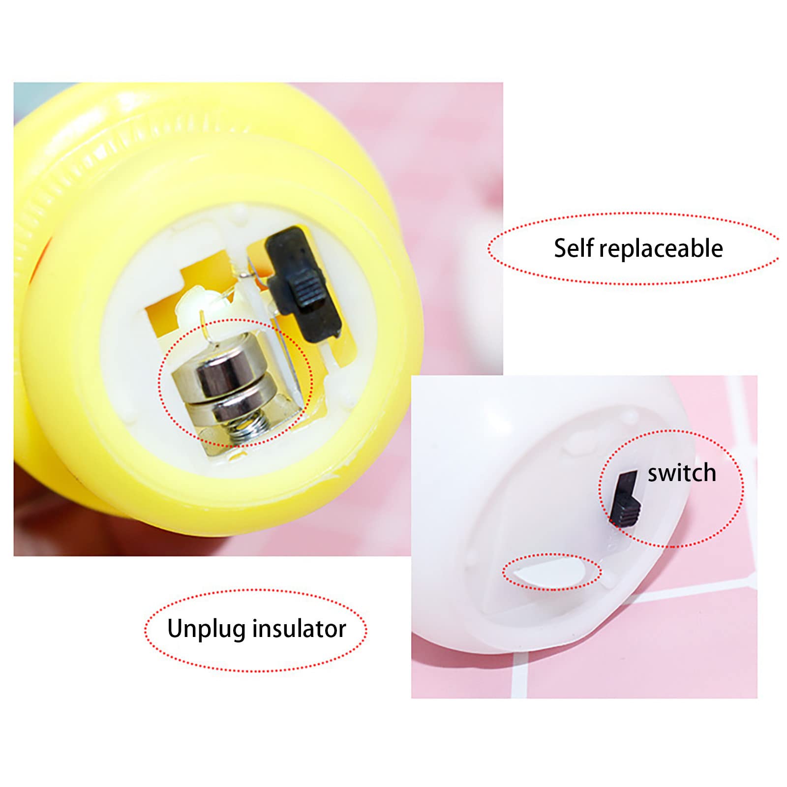 **Cute Mushroom Night Light for Kids - Portable LED Night Lamp for Baby Nursery, Toddler Bedroom - Battery Operated Nightlight - Perfect Birthday Gift for Girls & Teens - White, One Size - Ideal for Bedtime, Reading & Relaxation**