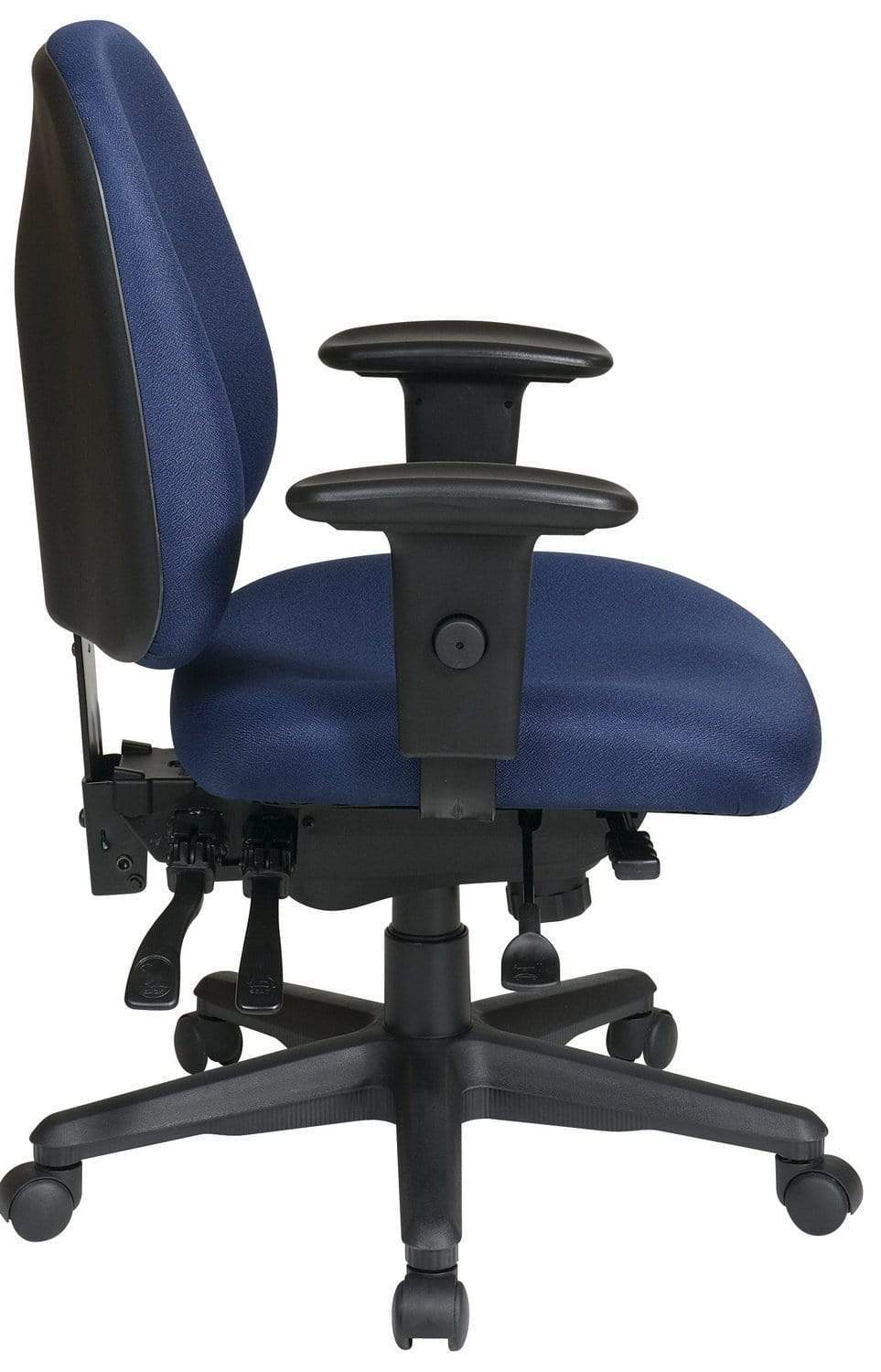 Ergonomic Office Chair with Adjustable Height and Lumbar Support - Breathable Fabric for All-Day Comfort - Perfect for Home Office, Gaming, and Workspace