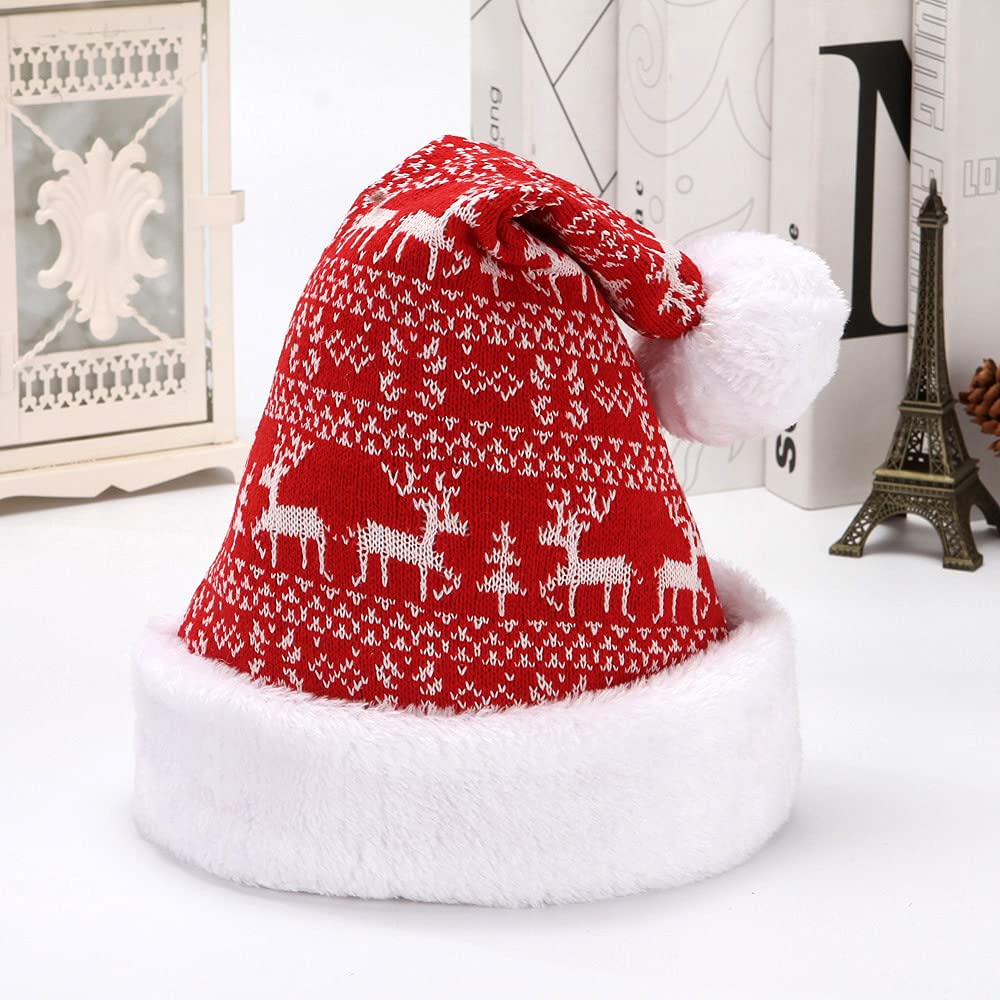 Festive Santa Hat for Kids - Soft Plush Christmas Claus Hat for Children's Costume & Holiday Party Supplies | Perfect for Christmas Parties, School Events & Family Gatherings