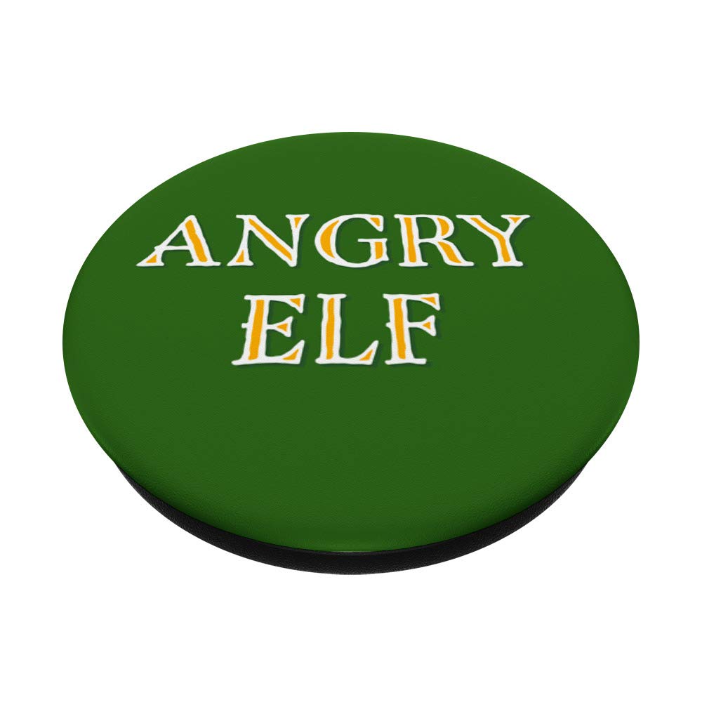 Angry Elf PopSockets Phone Grip & Stand - Expandable Phone Holder for iPhone, Samsung, Tablets - Perfect for Gaming, Selfies, and Hands-Free Viewing