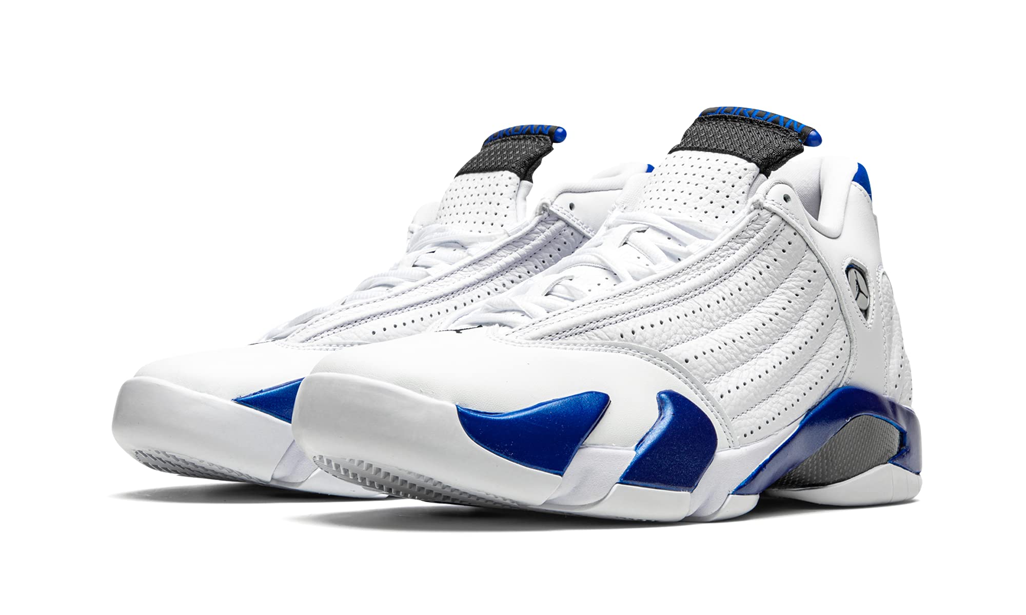 Nike Air Jordan 14 Retro Men's Basketball Shoes - Hyper Royal/White (487471-104) | High-Performance Sneakers for Streetwear & Basketball Games