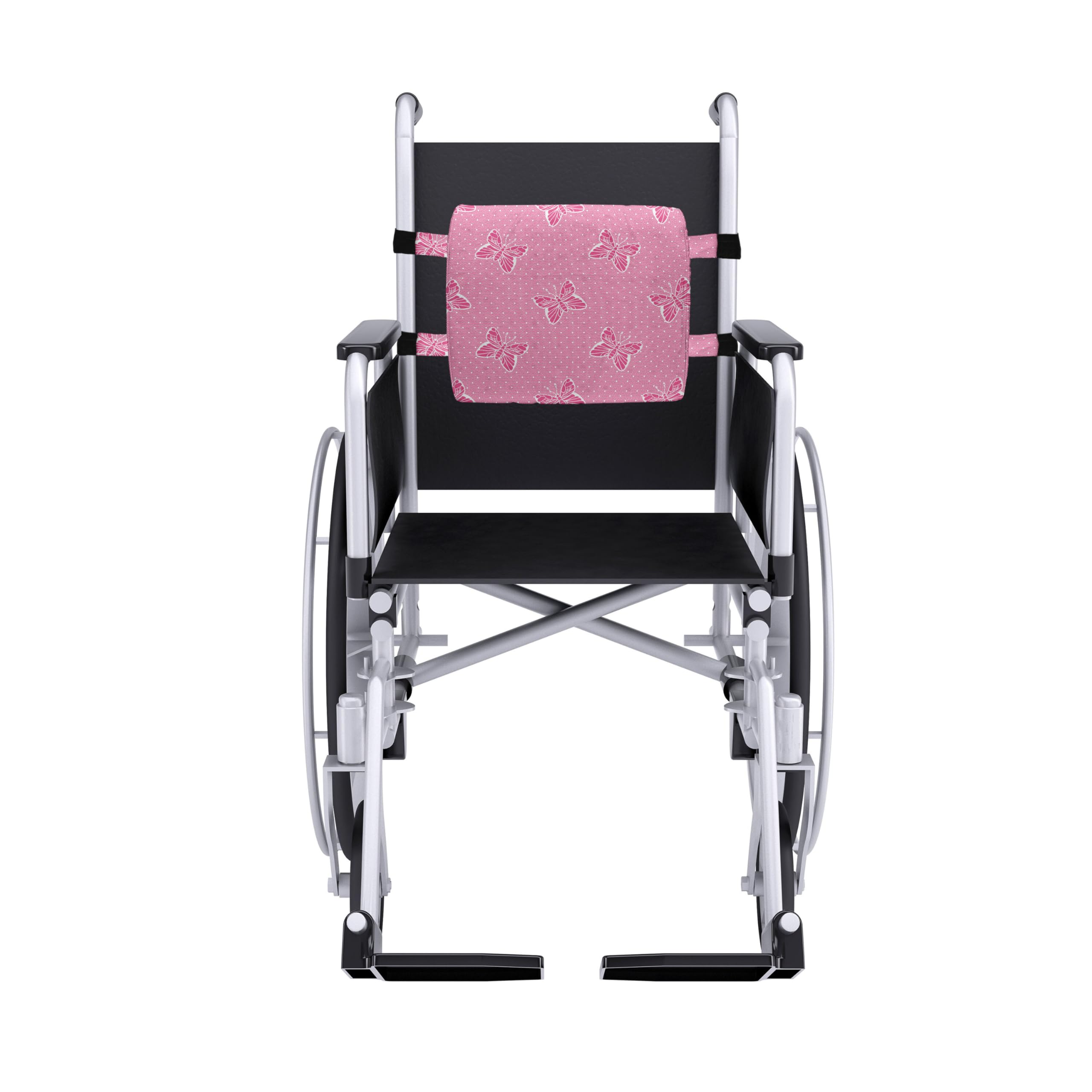 Ambesonne Pink Polka Dots Lumbar Support Pillow - High Density Foam for Office Chair & Car Seat - 14