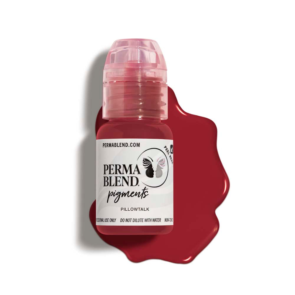Perma Blend Pigment - Pillow Talk Tattoo Ink for Permanent Makeup & Microblading | Perfect for Eyebrows, Lips & Beauty Enhancements