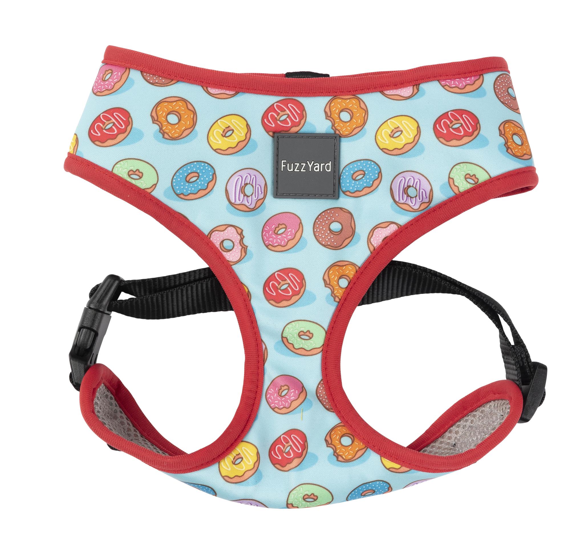 Fuzzyard You Drive Me Glazy Reflective Dog Harness - Adjustable Pet Vest for Small Medium Large Dogs - Perfect for Night Walks, Hiking & Outdoor Adventures
