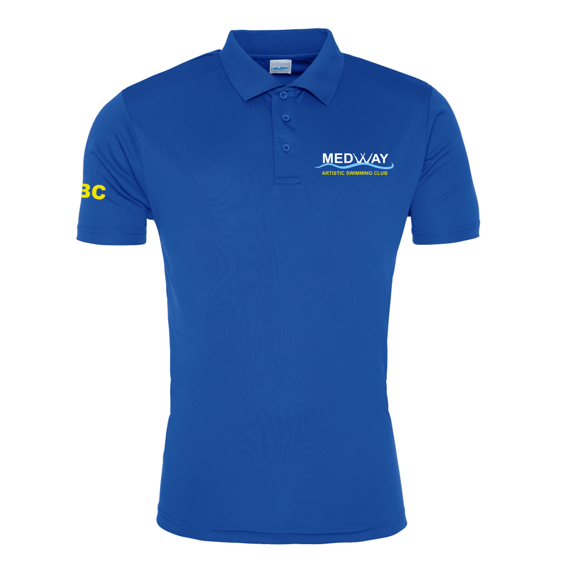 Medway A.S.C Team Polo Shirt - Breathable Performance Shirt for Swimming & Water Sports - Perfect for Swim Teams, Training & Competitions