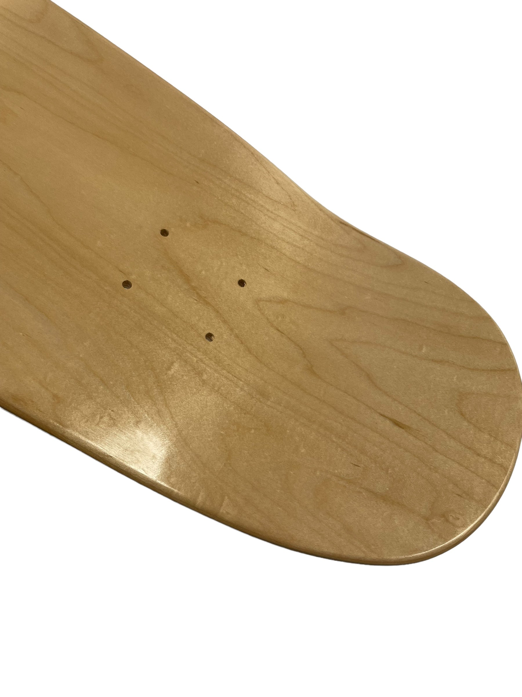 BLUNT Pool Shape Hardrock Skateboard Blank Natural 8.625