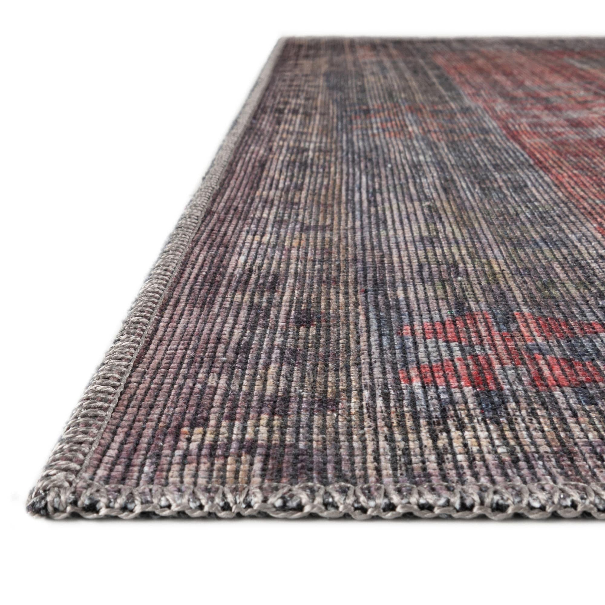 Sisu Collection Washable 12ft Runner Rug - Blue Flatweave Indoor/Outdoor Rug for Hallways, Entryways & High Traffic Areas | Durable & Easy to Clean Home Decor