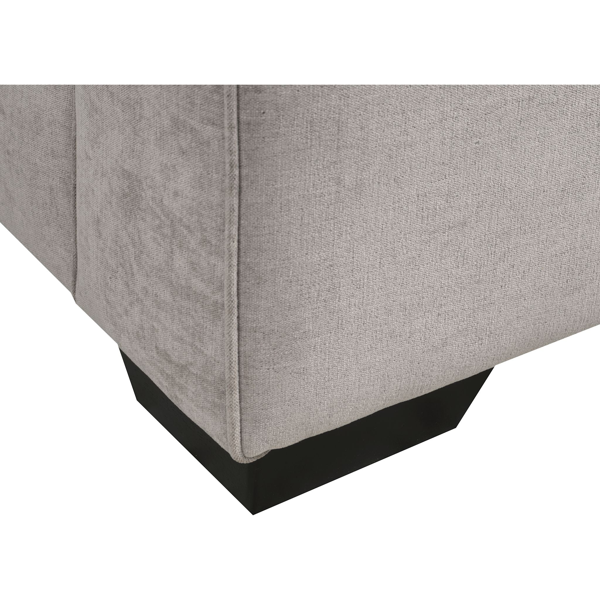 Amber 2-Piece Sectional Sofa with Chaise Lounge in Taupe - Modern Living Room Furniture for Small Spaces & Apartments